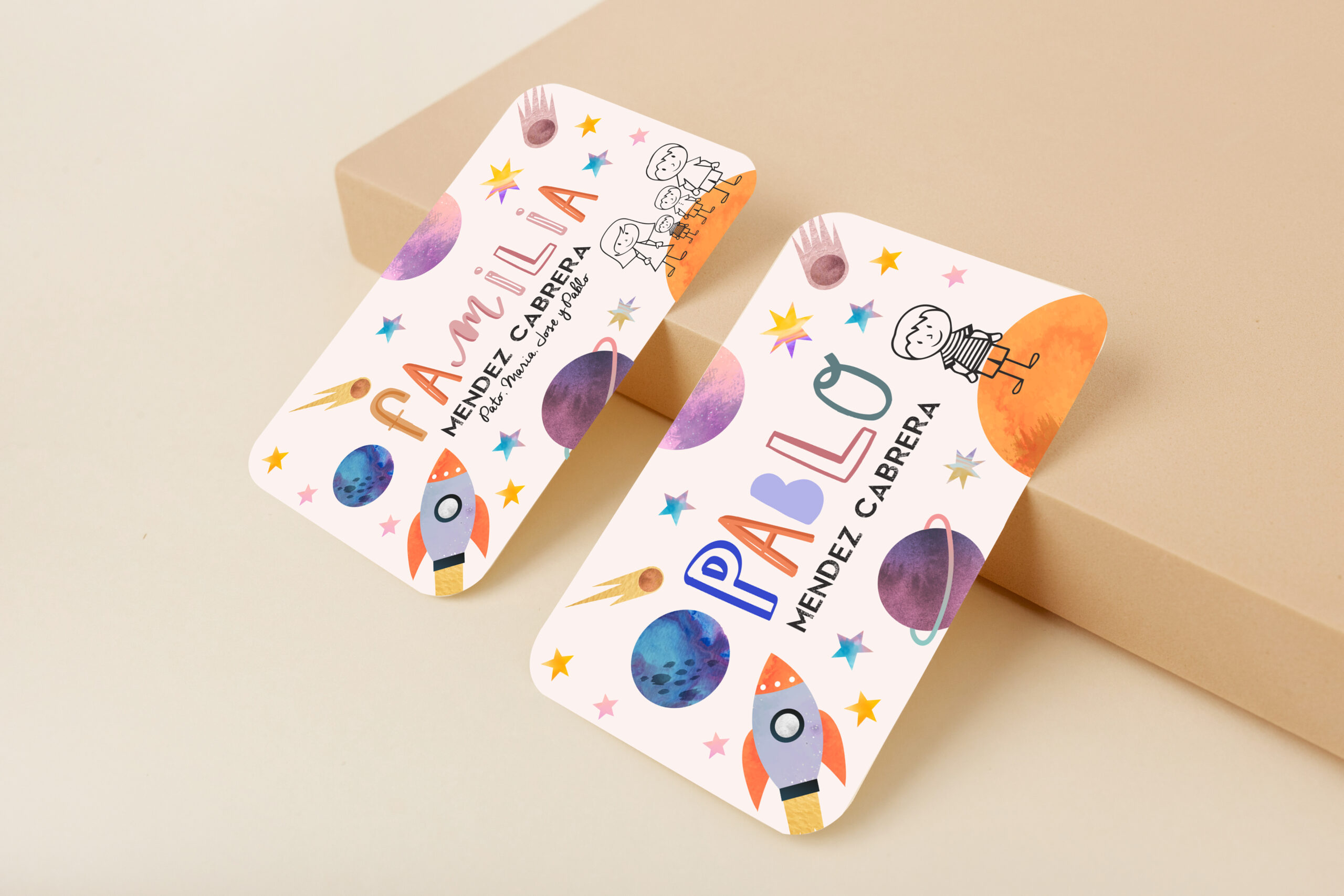 Family Personal Cards-Espace